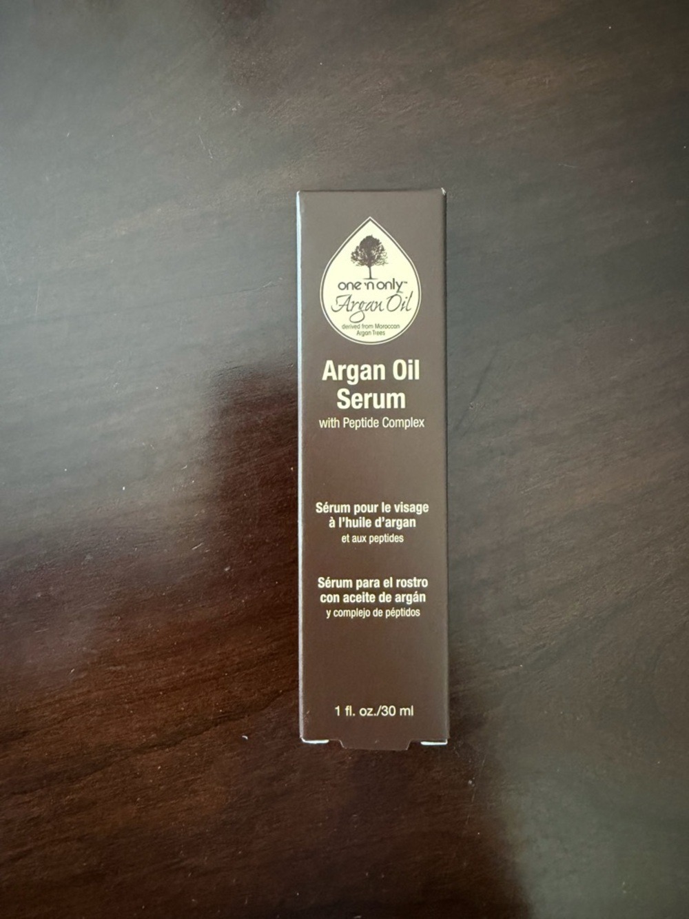 New One n only Argan Oil Serum with Peptide Complex. 1 fl oz
